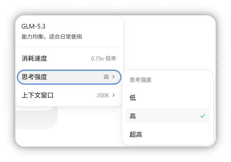 思考强度
